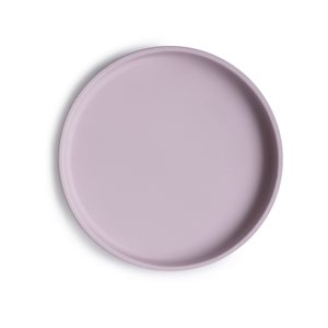 Mushie Classic Silicone Plate - Soft Lilac